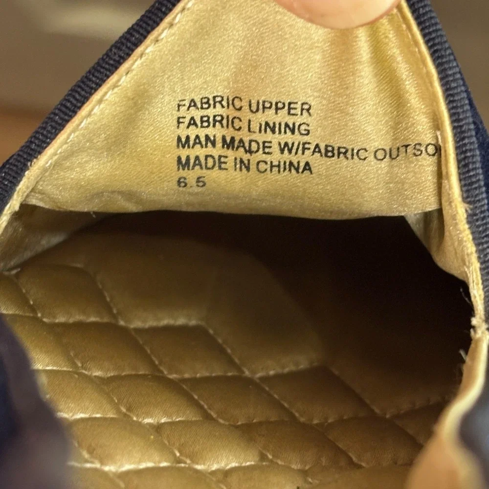 Birdies Starling Loafers "Twilight Star Velvet" Embroidered flatsSize 6.5 - Picture 9 of 9